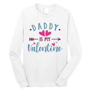 Daddy Is My Valentine Cute Holiday Long Sleeve Shirt