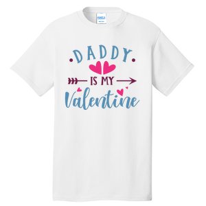 Daddy Is My Valentine Cute Holiday Tall T-Shirt