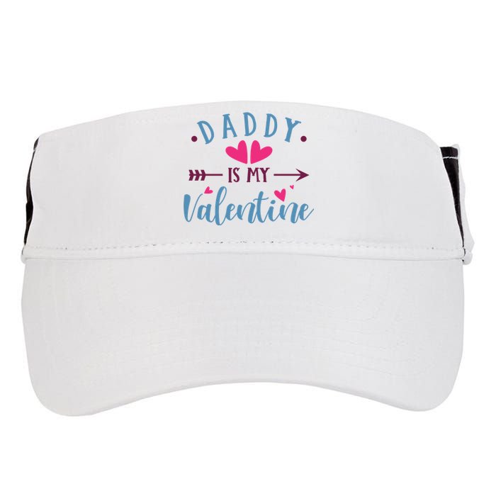 Daddy Is My Valentine Cute Holiday Adult Drive Performance Visor