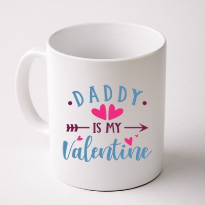 Daddy Is My Valentine Cute Holiday Coffee Mug