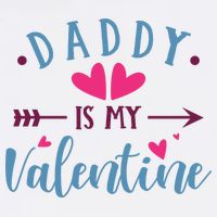 Daddy Is My Valentine Cute Holiday Mug
