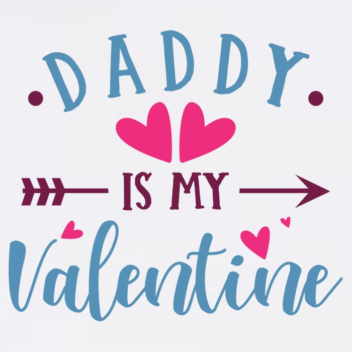 Daddy Is My Valentine Cute Holiday Mug