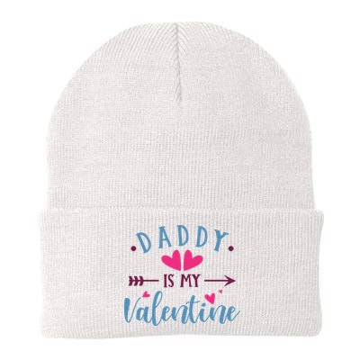 Daddy Is My Valentine Cute Holiday Beanie