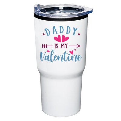 Daddy Is My Valentine Cute Holiday Tumbler
