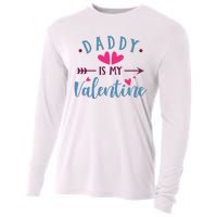 Daddy Is My Valentine Cute Holiday Cooling Performance Long Sleeve Crew