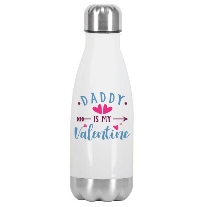 Daddy Is My Valentine Cute Holiday Stainless Steel Insulated Water Bottle