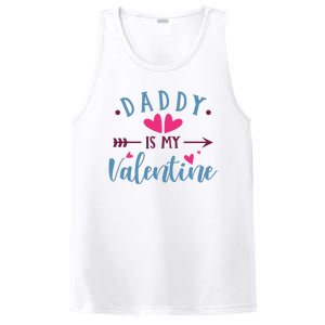 Daddy Is My Valentine Cute Holiday PosiCharge Competitor Tank