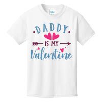 Daddy Is My Valentine Cute Holiday Kids T-Shirt