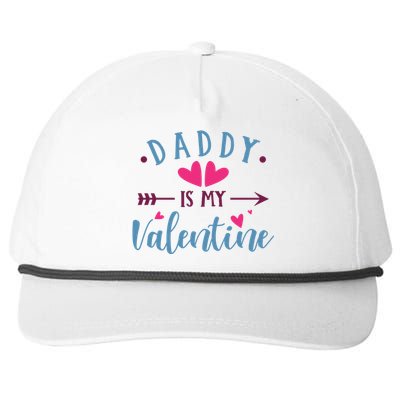 Daddy Is My Valentine Cute Holiday Snapback Five-Panel Rope Hat