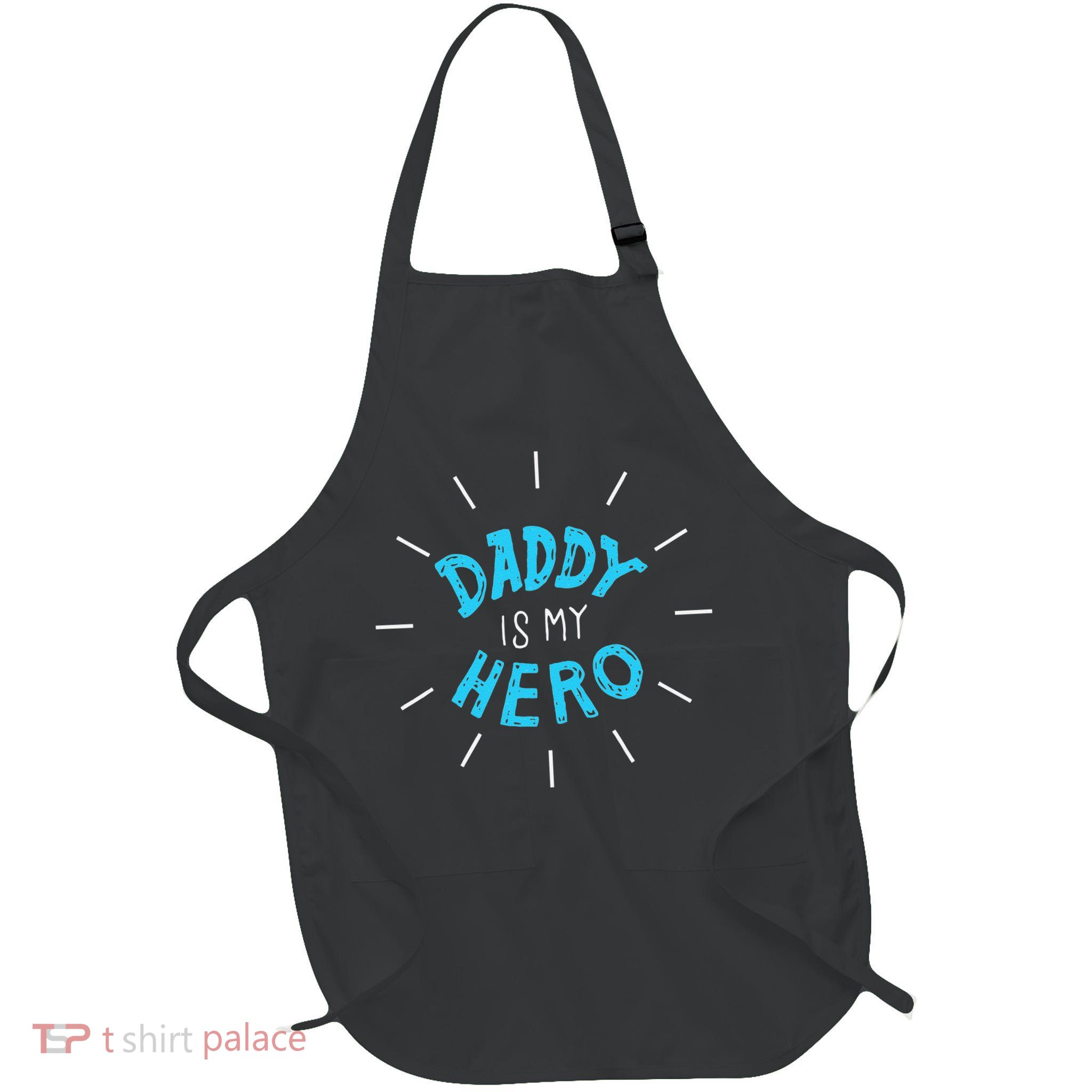 Daddy Is My Hero For Father Child Apron