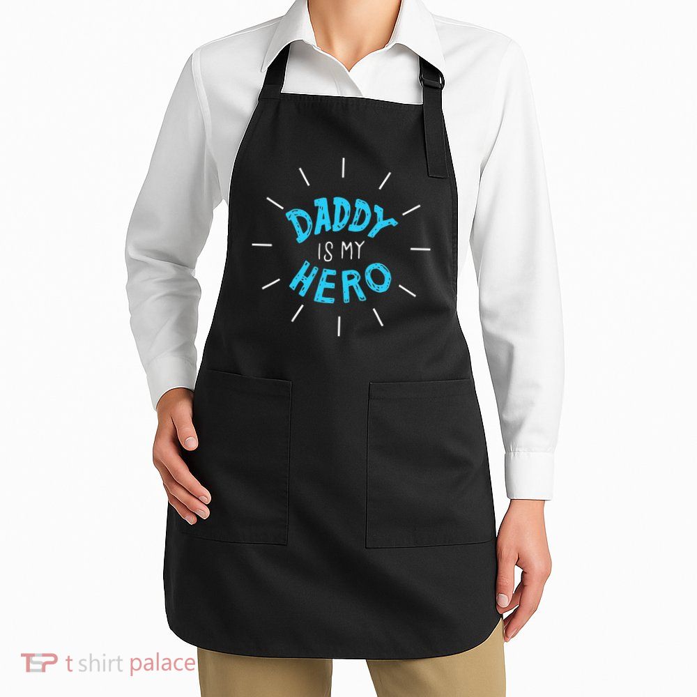 Daddy Is My Hero For Father Child Apron