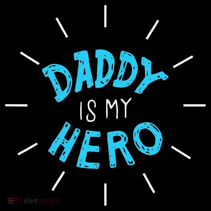 Daddy Is My Hero For Father Child 7-Panel Snapback Hat