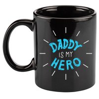 Daddy Is My Hero For Father Child 11oz C Handle Ceramic Mug