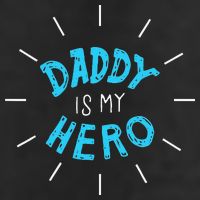 Daddy Is My Hero For Father Child 11oz C Handle Ceramic Mug