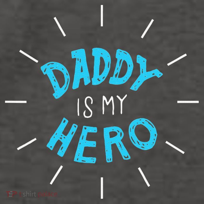 Daddy Is My Hero For Father Child Vector Backpack