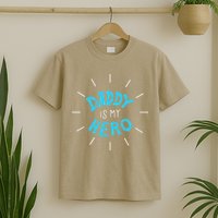 Daddy Is My Hero For Father Child T-Shirt