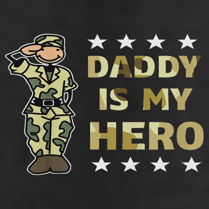 Daddy Is My Hero Military Cool Comfort Performance Bucket Hat