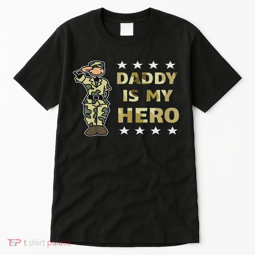 Daddy Is My Hero Military Tall T-Shirt