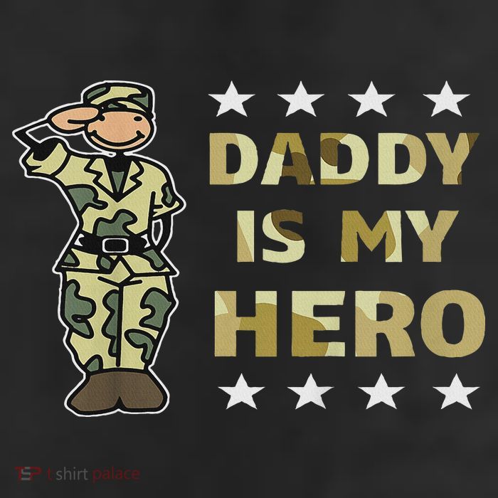 Daddy Is My Hero Military 11oz C Handle Ceramic Mug