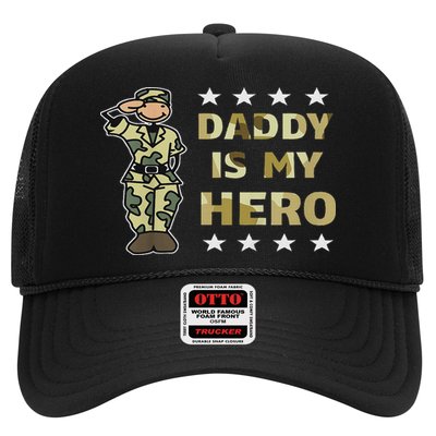 Daddy Is My Hero Military Trucker Hat
