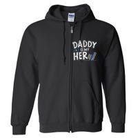 Daddy Is My Hero Police Thin Blue Line Law Enforcement Full Zip Hoodie