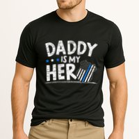 Daddy Is My Hero Police Thin Blue Line Law Enforcement Cooling Performance Crew T-Shirt