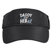 Daddy Is My Hero Police Thin Blue Line Law Enforcement Adult Drive Performance Visor