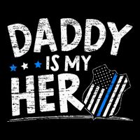 Daddy Is My Hero Police Thin Blue Line Law Enforcement Mesh Reversible Basketball Jersey Tank