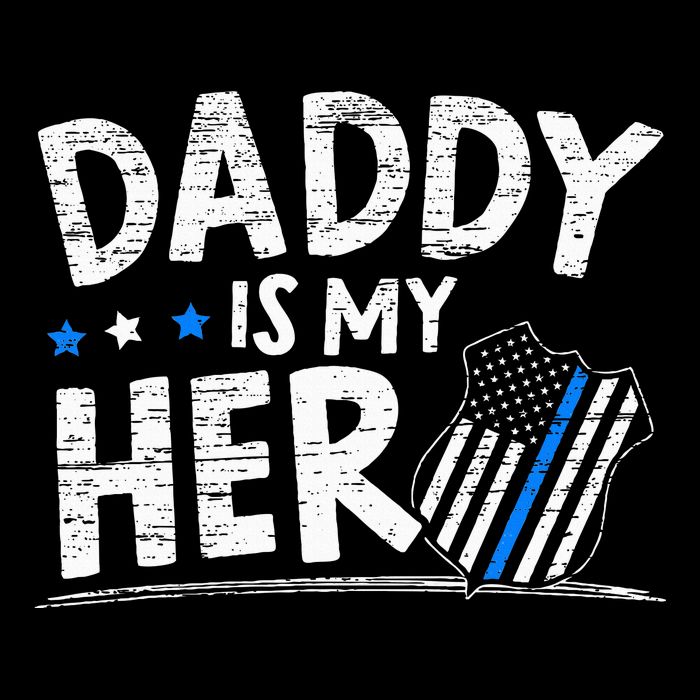 Daddy Is My Hero Police Thin Blue Line Law Enforcement Mesh Reversible Basketball Jersey Tank