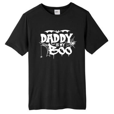 Daddy Is My Boo Spooky Halloween Creepy Ghostly Design Funny Gift Tall Fusion ChromaSoft Performance T-Shirt