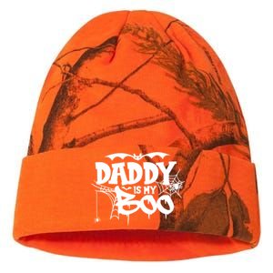 Daddy Is My Boo Spooky Halloween Creepy Ghostly Design Funny Gift Kati Licensed 12" Camo Beanie