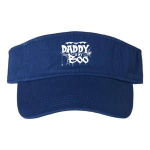 Daddy Is My Boo Spooky Halloween Creepy Ghostly Design Funny Gift Valucap Bio-Washed Visor