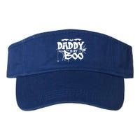 Daddy Is My Boo Spooky Halloween Creepy Ghostly Design Funny Gift Valucap Bio-Washed Visor