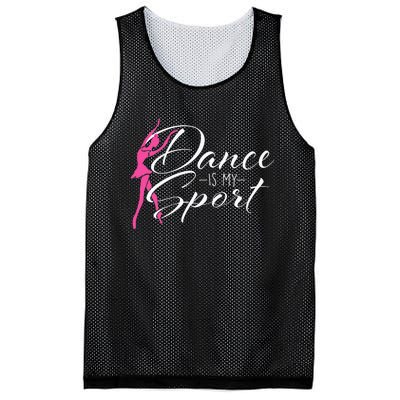 Dance Is My Sport Ballet Dancer Ballerina Plié Chassé Jeté Mesh Reversible Basketball Jersey Tank