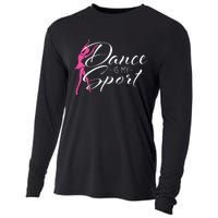 Dance Is My Sport Ballet Dancer Ballerina Plié Chassé Jeté Cooling Performance Long Sleeve Crew