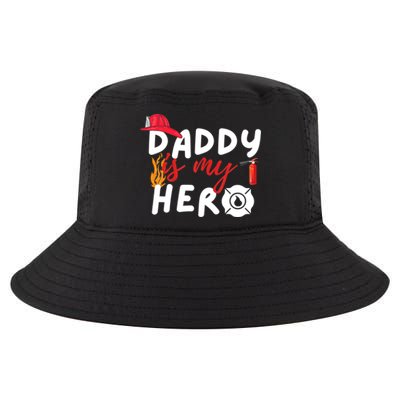 Daddy Is My Hero Funny Future Firefighter Fire Funny Gift Cool Comfort Performance Bucket Hat