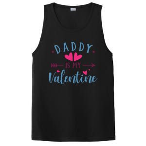 Daddy Is My Valentine Cute PosiCharge Competitor Tank