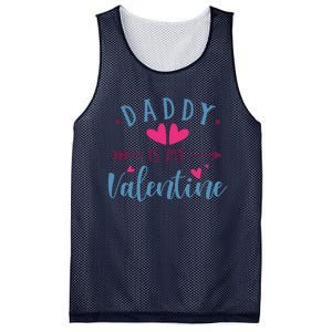 Daddy Is My Valentine Cute Mesh Reversible Basketball Jersey Tank