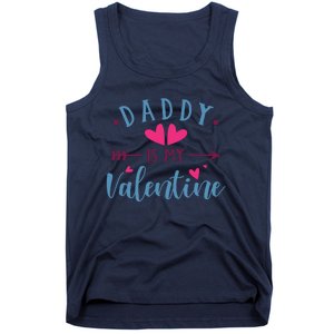 Daddy Is My Valentine Cute Tank Top