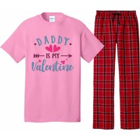 Daddy Is My Valentine Cute Pajama Set