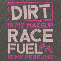 Dirt Is My Makeup Race Fuel Is My Perfume Dirt Track Racing Cotton Canvas Backpack