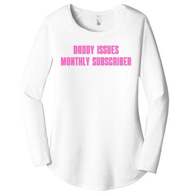 Daddy Issues Monthly Subscriber Women's Perfect Tri Tunic Long Sleeve Shirt