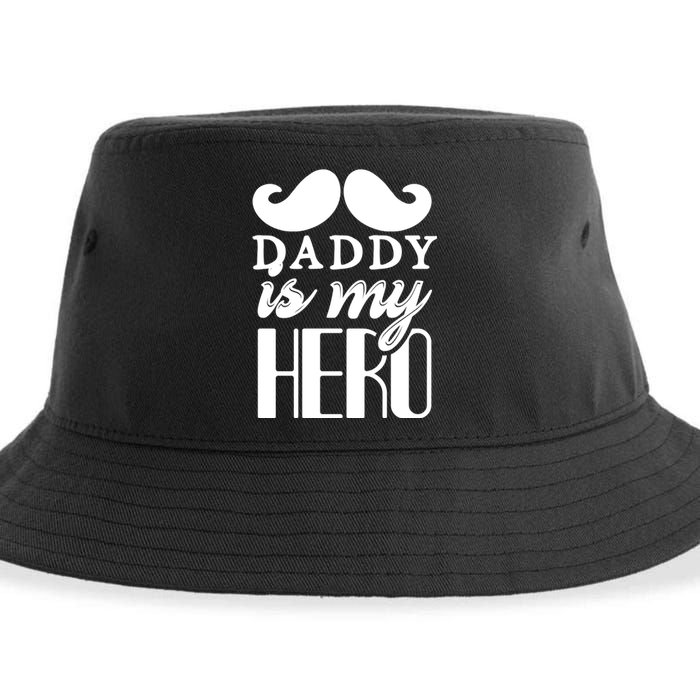 Daddy Is My Hero Sustainable Bucket Hat