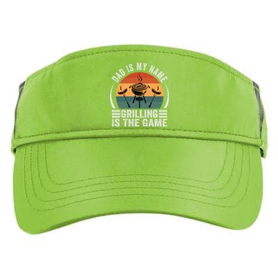 Dad Is My Name Grilling Is The Game Funny Gift Adult Drive Performance Visor