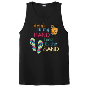 Drink In My Hand Toes In The Sand Summer Beach PosiCharge Competitor Tank