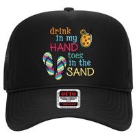 Drink In My Hand Toes In The Sand Summer Beach Hat