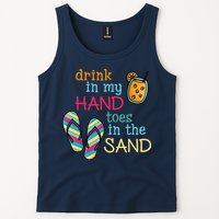 Drink In My Hand Toes In The Sand Summer Beach Tank Top
