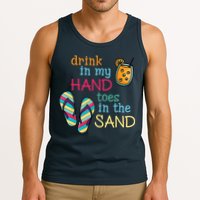 Drink In My Hand Toes In The Sand Summer Beach Tank Top