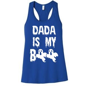 Dada Is My Boo Matching Family Halloween Cute Gift Women's Racerback Tank