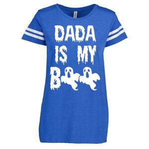 Dada Is My Boo Matching Family Halloween Cute Gift Enza Ladies Jersey Football T-Shirt